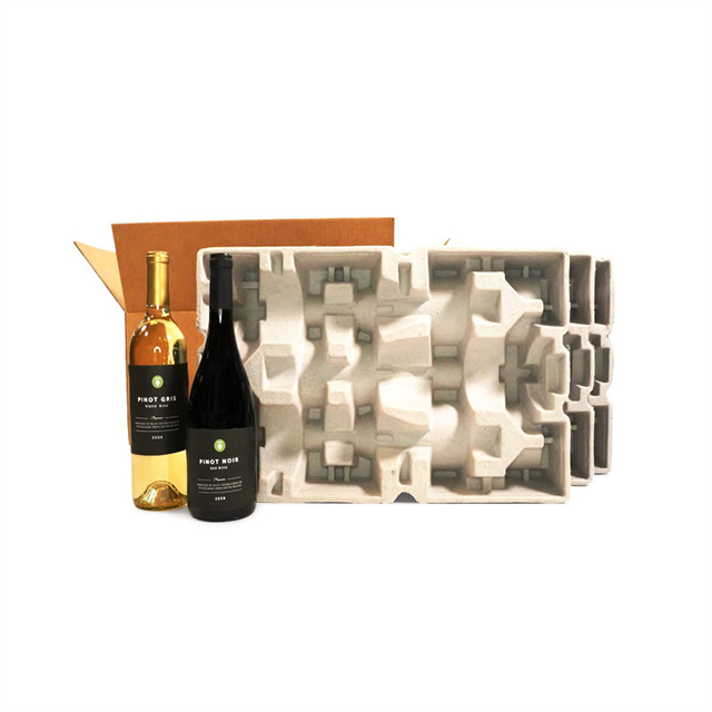 Plateaux à vin en pâte pressée à sec personnalisés